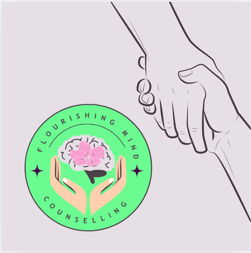 Illustration of therapist helping parent